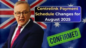 Centrelink Payment Schedule Changes for August 2025